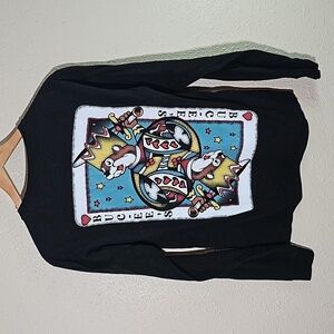 Bucee's King Playing Card Long Sleeve Shirt.